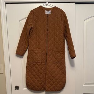 BB Dakota by Steve Madden Quilted Puffer Coat - Brown
